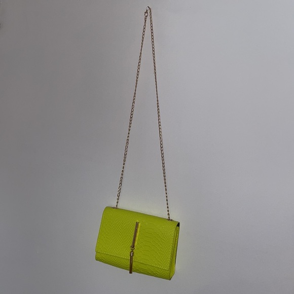 Neon Yellow Shoulder Bag - Picture 4 of 5